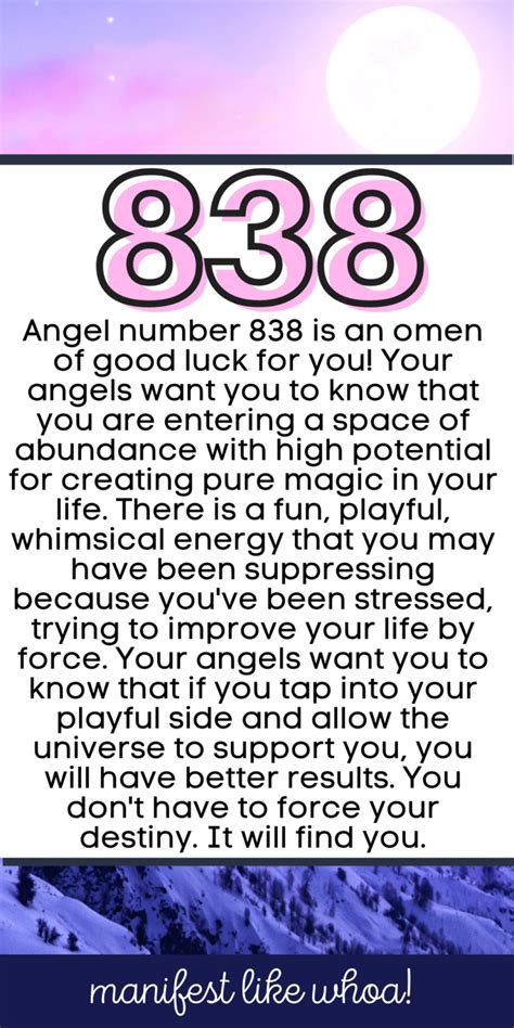 what does angel number 838 mean|Meaning of 838 Angel Number